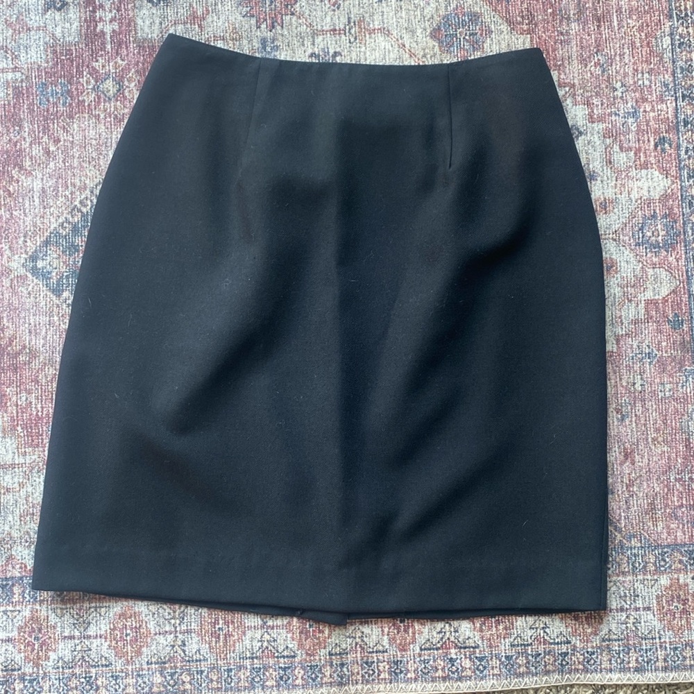 Vintage Black Mini Skirt Y2K School Girl XS